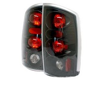 Spyder Black Euro Style Tail Lights 02-06 Dodge Ram